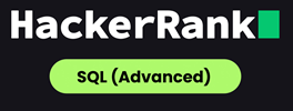 HackerRank Certified SQL (Advanced)